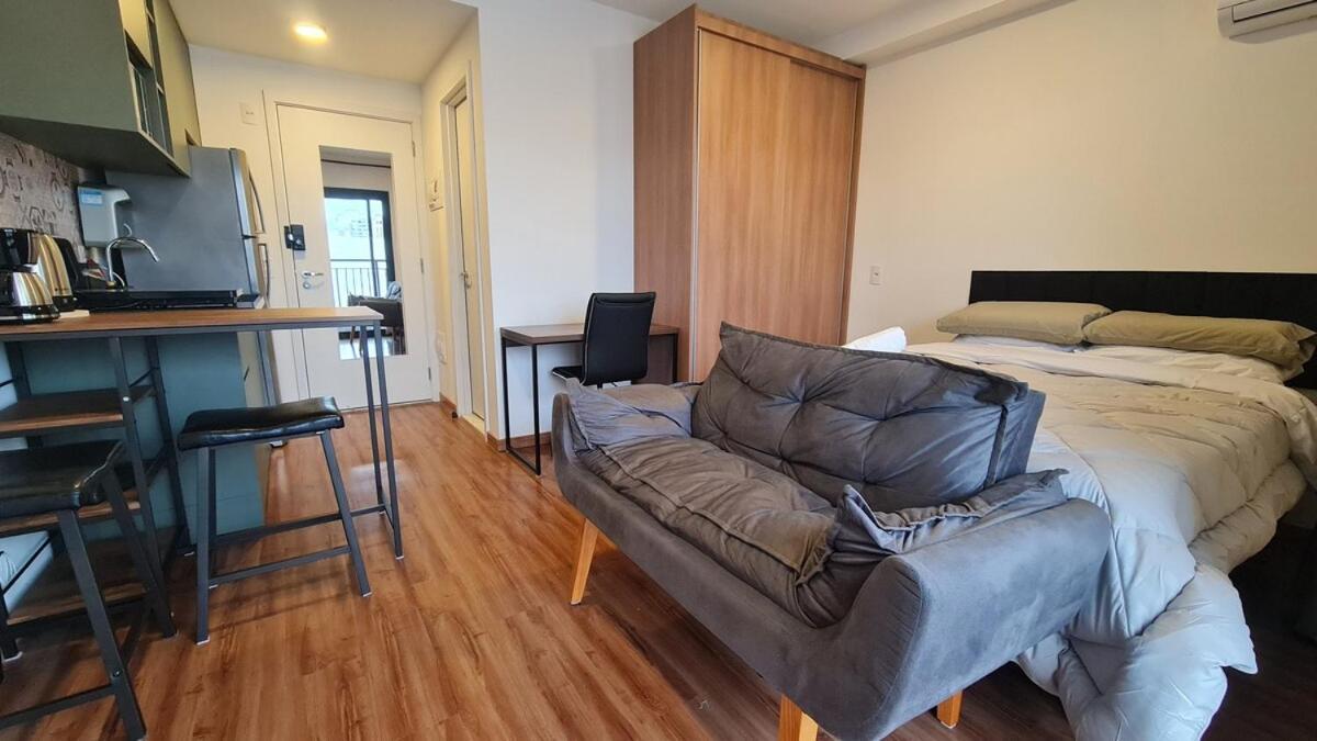 Apartamento Studio Novo Is Consolacao- Ar Condicionado, Academia E Jacuzzi São Paulo