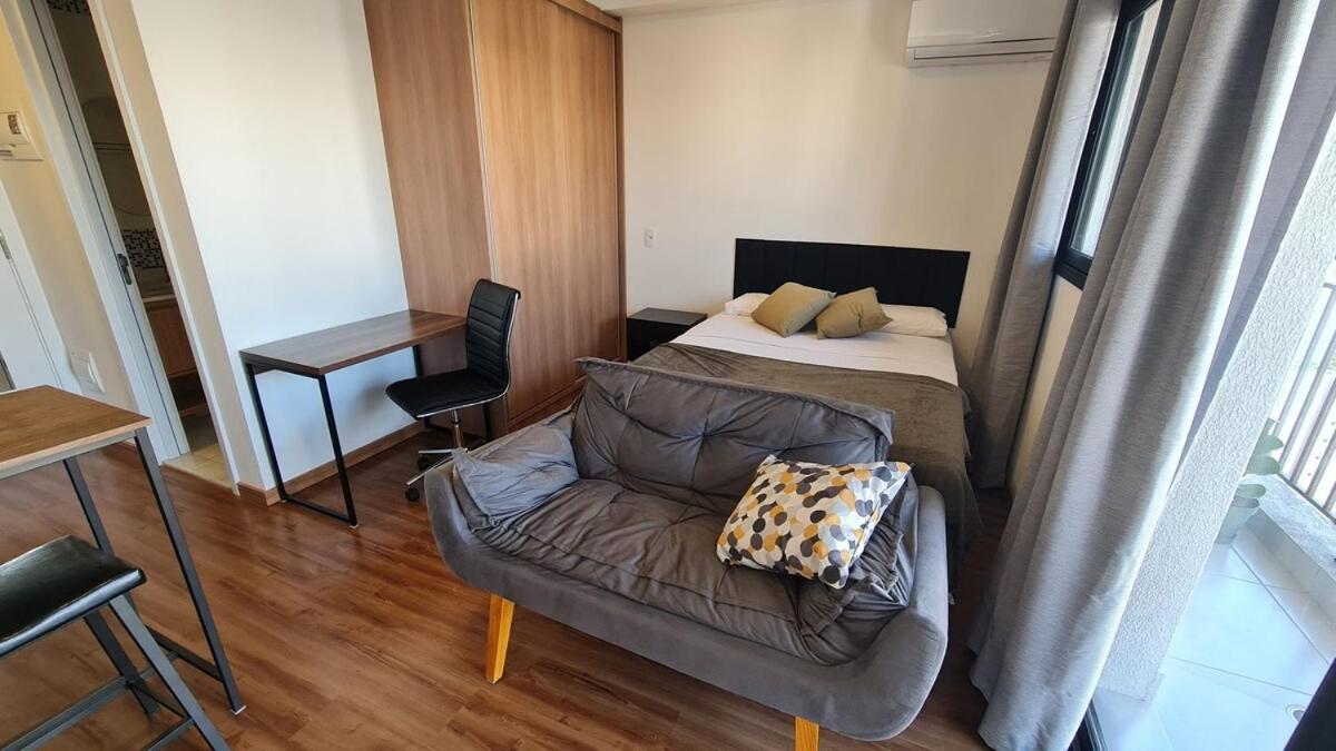 Studio Novo Is Consolacao- Ar Condicionado, Academia E Jacuzzi *